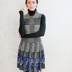 McQueen Black & White A line Dress